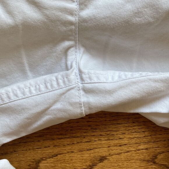 Talbots Wide Leg Crop Chino White Pants Women’s Size 2 - Picture 8 of 16